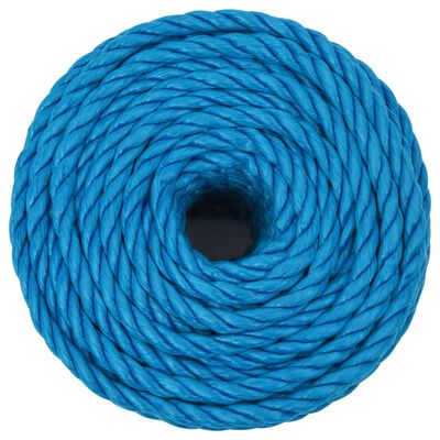 vidaXL Arbeitsseil Blau 12 mm 50 m Polypropylen