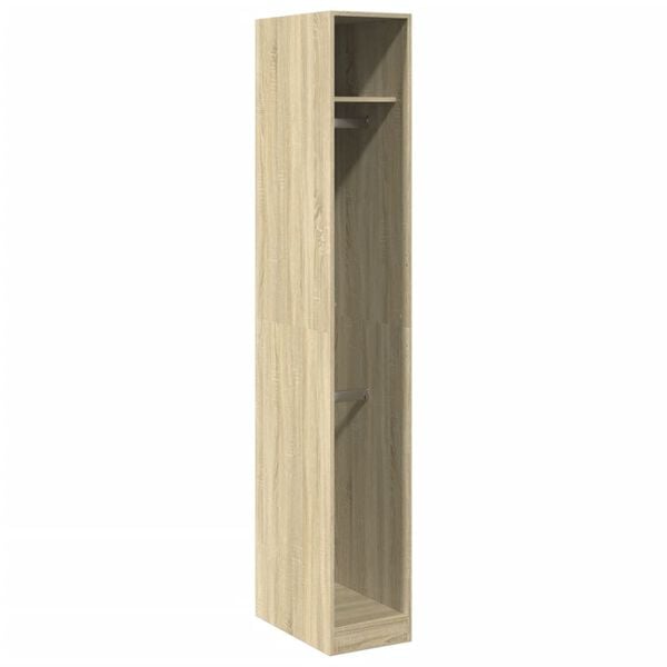vidaXL Kleiderschrank Sonoma-Eiche 30x50x200 cm Holzwerkstoff