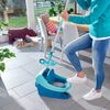 Leifheit Wischtuchpresse mit Rollen und Bodenwischer Profi XL 55096