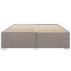 vidaXL Bettgestell ohne Matratze Taupe 180x200 cm Stoff