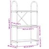 vidaXL B&uuml;cherregal Graues Sonoma 60 x 30 x 109 cm Holzwerkstoff