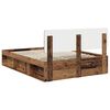 vidaXL Bettrahmen Altholz 160 x 200 cm Massives Kiefernholz