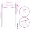 vidaXL Verdunkelungsrollo Beige 125x175 cm Stoffbreite 121,6 cm
