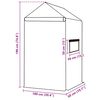 vidaXL Ersatzabdeckung f&uuml;r Gew&auml;chshaus (0,5 m&sup2;) 50x100x190 cm Gr&uuml;n