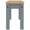 vidaXL Essbank Panama Grau 105x30x45 cm Massivholz Kiefer