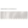 vidaXL Raseneinfassung 20 stk. 100 x 0,05 x 30 cm Edelstahl Silber