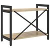 vidaXL B&uuml;cherregal Sonoma-Eiche 60 x 30 x 50 cm Holzwerkstoff