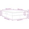 vidaXL Aufbewahrungsbett mit Matratze Dunkelblau 120 x 200 cm Samt