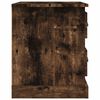 vidaXL Nachttische 2 Stk. R&auml;uchereiche 39x39x47,5 cm Holzwerkstoff