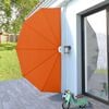 vidaXL Faltbarer Terrassen-Seitenf&auml;cher Terracotta-Rot 200 cm