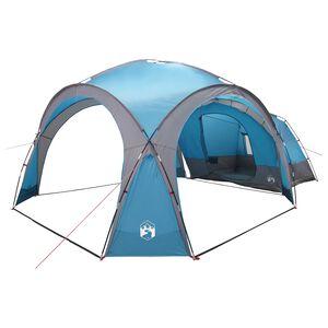vidaXL Seitenzelt mit Dach Blau 410 x 410 x 250 cm Polyester und Stahl