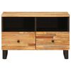 vidaXL TV-Schr&auml;nk mit Speicher Braun 70 x 33 x 46 cm Massivholz Mango