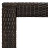 vidaXL Garten-Bartisch Braun 100x60,5x110,5 cm Poly Rattan