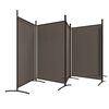 vidaXL 5-tlg. Paravent Anthrazit 433x180 cm Stoff