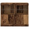 vidaXL LED-Sideboard Braun 81 x 37 x 66,5 cm Holzwerkstoff
