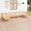 vidaXL 7-tlg. Garten-Lounge-Set Massivholz Kiefer