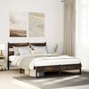 vidaXL Metallbett ohne Matratze R&auml;uchereiche 135x190 cm
