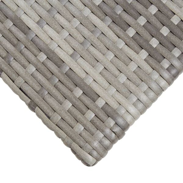 vidaXL Beistelltisch Grau 50x50x47 cm Poly Rattan