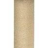 vidaXL Kratzbaum mit Sisal-Kratzs&auml;ule Creme 74 cm