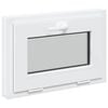 vidaXL Kellerfenster RISOR 60 x 40 cm PVC und Glas Wei&szlig;