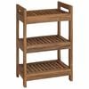 vidaXL Badregal Natur 45 x 30 x 71 cm Massivholz Teak