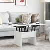 vidaXL Couchtisch Wei&szlig; 55 x 54,5 x 45 cm Holzwerkstoff