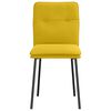 vidaXL Esszimmerstühle 4 Stk. Gelb Samt