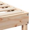 vidaXL Bettrahmen Braun 80 x 200 cm Massives Kiefernholz
