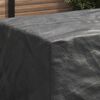 vidaXL M&ouml;belbezug Uni Schwarz 220 x 110 x 70 cm 210D