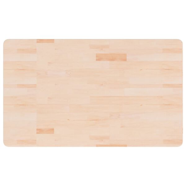 vidaXL Waschtischplatte 100x60x2,5 cm Massivholz Unbehandelt