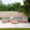 vidaXL 8-tlg. Garten-Sofagarnitur Massivholz Douglasie