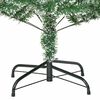 vidaXL K&uuml;nstlicher Weihnachtsbaum beschneit mit LED Licht 120 cm