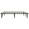 vidaXL Bettgestell Schwarz Metall 180&times;200 cm