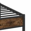 vidaXL Metallbett ohne Matratze R&auml;uchereiche 183x213 cm