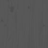 vidaXL Barhocker 2 Stk. Grau 40x36x75 cm Massivholz Kiefer