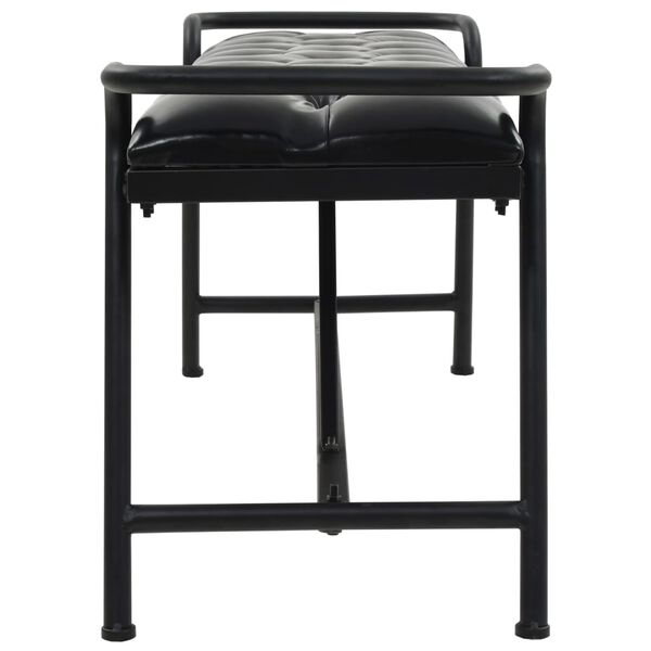 vidaXL Sitzbank Kunstleder-Polsterung 160 &times; 40,5 &times; 50,5 cm