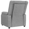 vidaXL Massagesessel Hellgrau Stoff