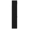 vidaXL Aufbewahrungsschrank 3 pcs Schwarz Eichen-Optik