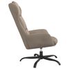 vidaXL Relaxsessel Taupe Wildleder-Optik