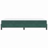 vidaXL Boxspringbett mit Matratze Dunkelgr&uuml;n 120 x 200 cm Stoff
