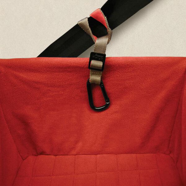 Kurgo Hundesitz Heather Rot und Braun