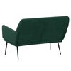 vidaXL Sitzbank Dunkelgr&uuml;n 108x79x79 cm Samt