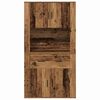 vidaXL Highboard mit Schubladen Altholz 80 x 33 x 150 cm Holzwerkstoff