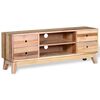 vidaXL TV-Schrank Altholz Massiv