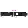 vidaXL Couchtisch Schwarz 90x50x36,5 cm Holzwerkstoff