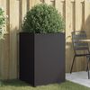 vidaXL Pflanzk&uuml;bel Schwarz 52x48x75 cm Stahl