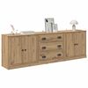 vidaXL Sideboards 3 pcs Altholz 70 x 35,5 x 67,5 cm Holzwerkstoff