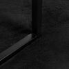 vidaXL Kunstfell Hasen Teppich Olite Schwarz 80 x 150 cm Polyester