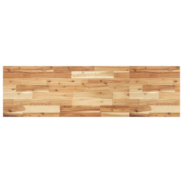 vidaXL Schweberegal 120x40x2 cm Massivholz Akazie &Ouml;lbehandelt