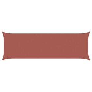 vidaXL Sonnensegel Terrakotta 6 x 2 m 100 % Polyester Oxford